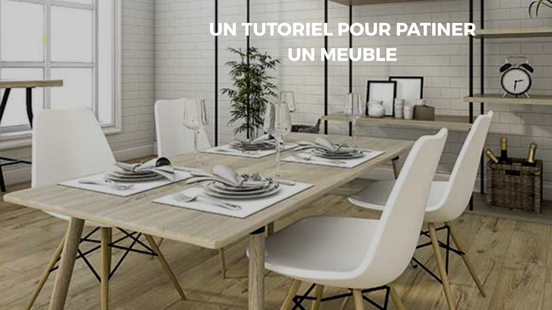 tutoriel patiner un meuble